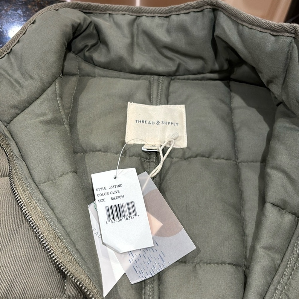 Thread and Supply quilt womens jacket